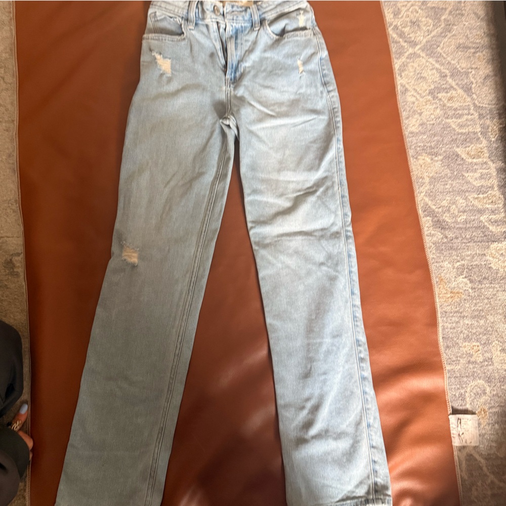 Hollister Light Blue High-Rise Jeans